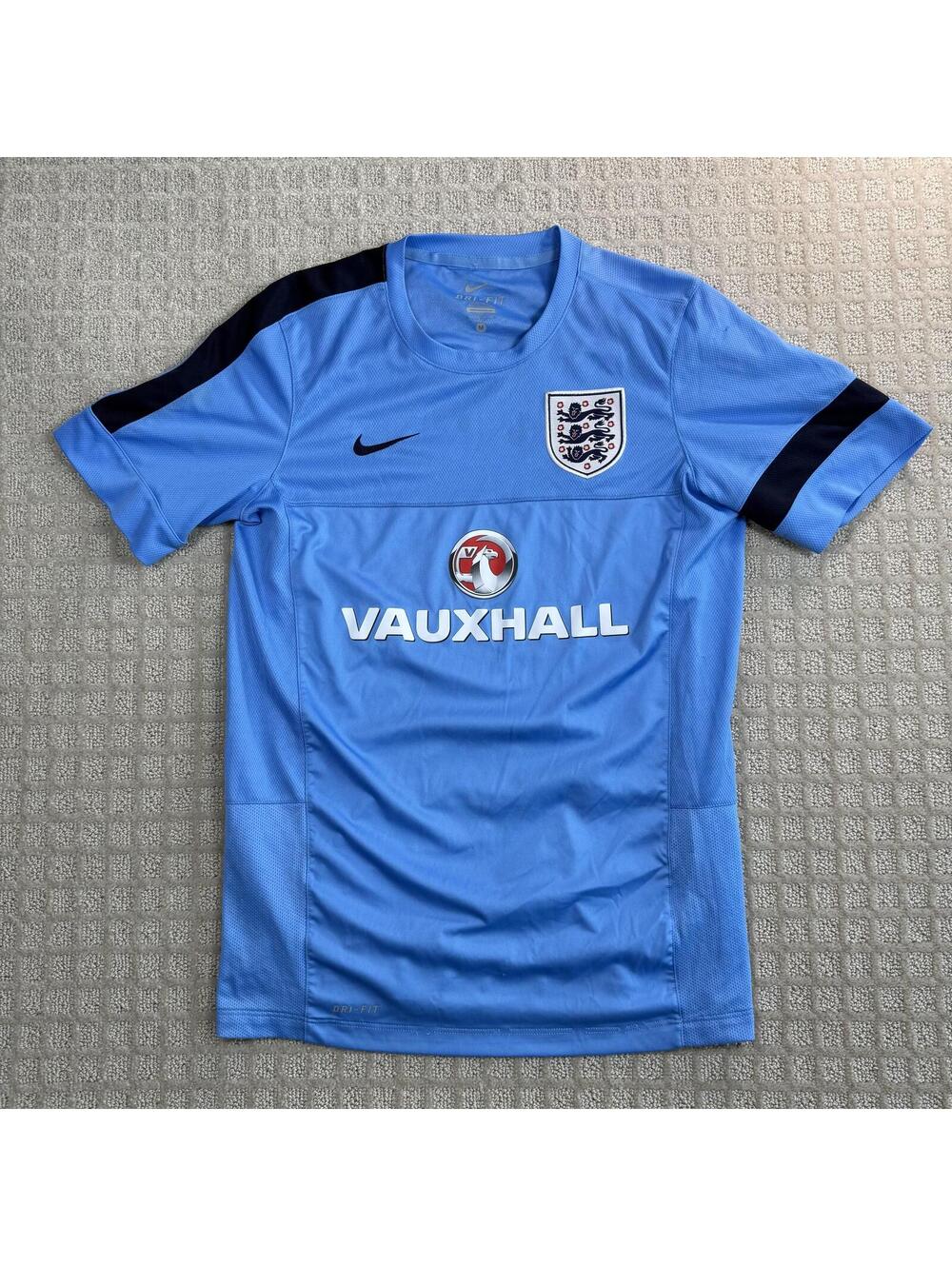 Nike England 2013 Training Jersey Blue Vauxhall M